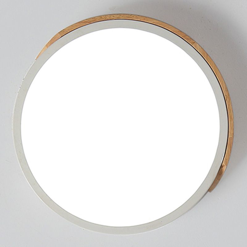 Plafonnier LED de Style macaron moderne, montage encastré géométrique en fer pour chambre à coucher