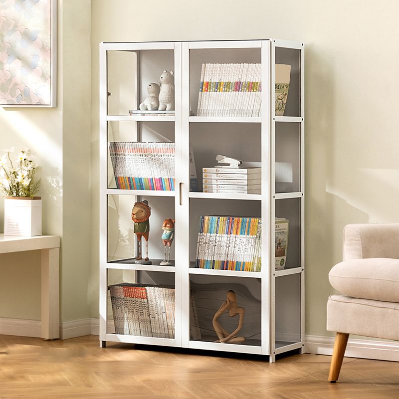White Lacquered Modern Storage Cabinet,Rectangle Standard Cabinet