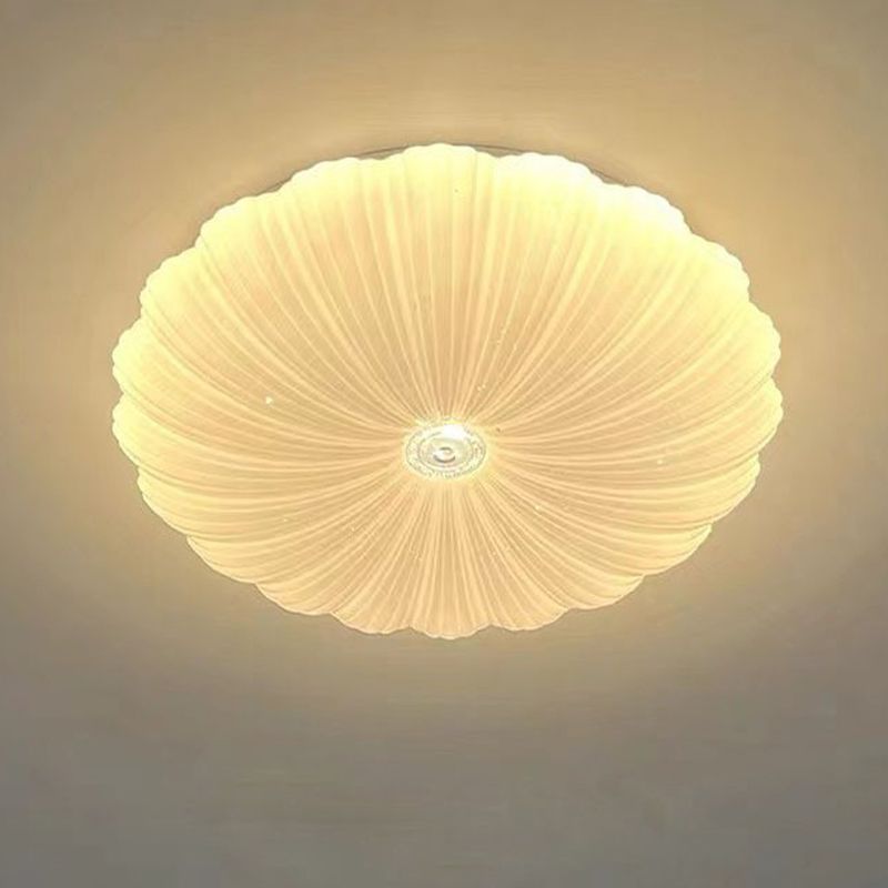 LED Ceiling Mount Light White Ceiling Light with Acrylic Shade for Living Room
