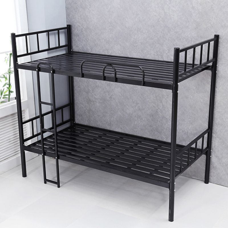 Contemporary Metal with Headboard Rectangular Slat with Metal Legs Slat Bed