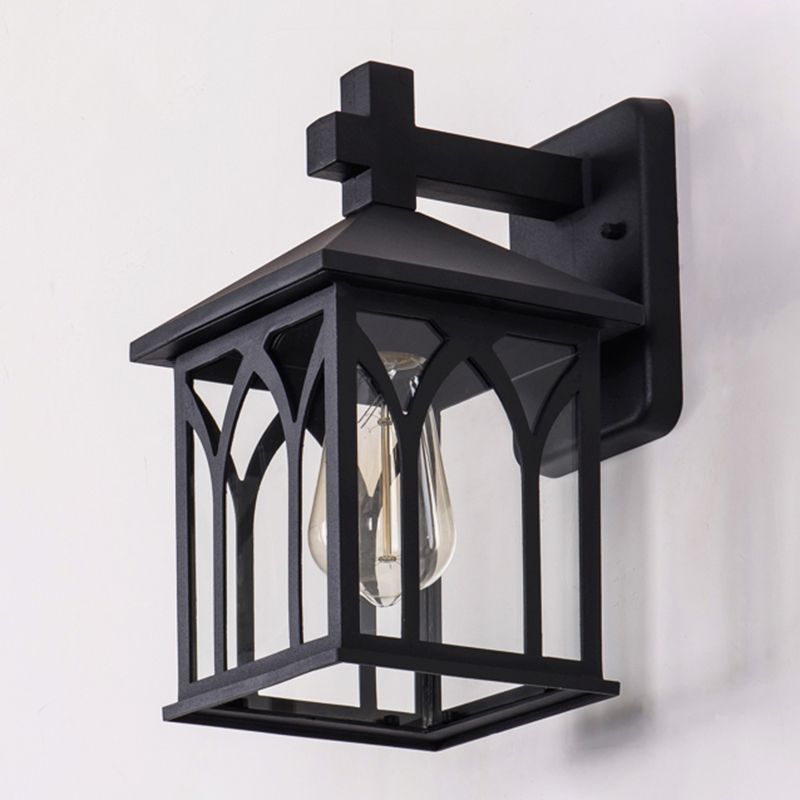 Aluminum Alloy Wall Lamp Sconce Industrial Outdoor Squared Sconce Light Fixture
