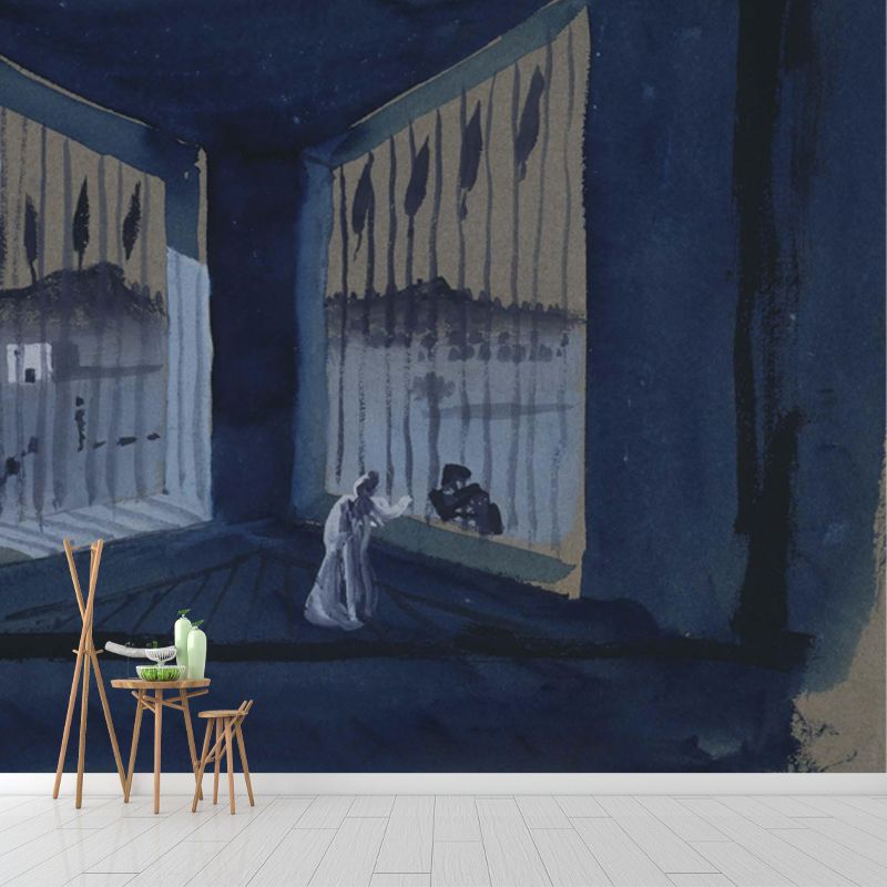 Waterproof Imprisonment Painting Mural Surrealistic Non-Woven Cloth Wall Art, Custom Size