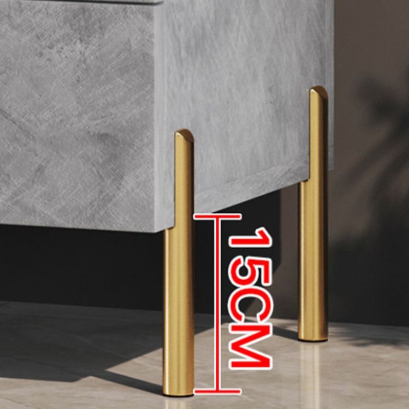 Contemporary Glam Chest Wooden Storage Chest with Soft-Close Drawers