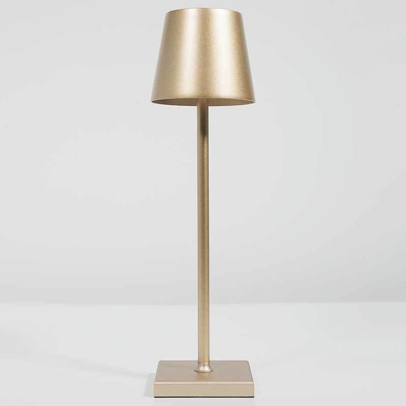 Modern Style Drum Night Table Lamps Metal 1 Light Table Lamp