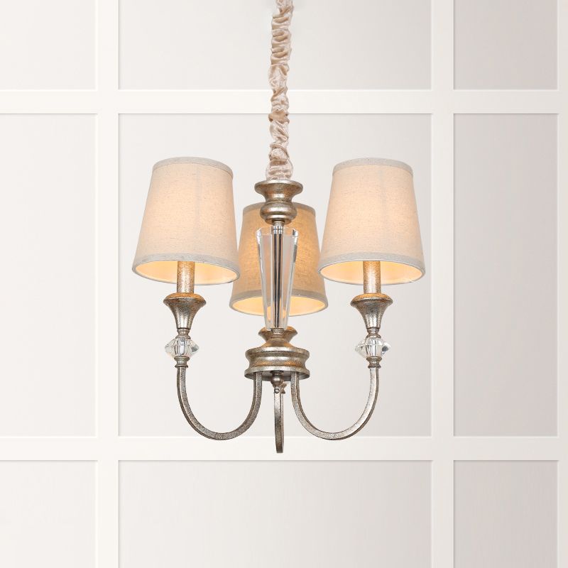 Lampada candele in stile coloniale Lumo Lampada a sospensione del soffitto metallico per soggiorno