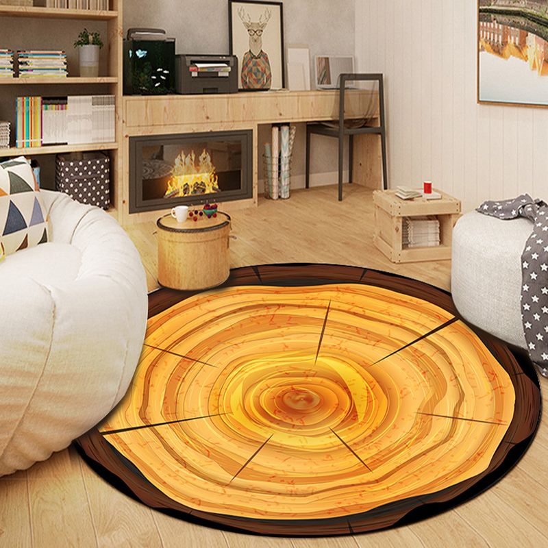 Rond dekpatroon Tapijt Polyester Moderne binnen Taprijken Vlekbestendig gebied Tapijt voor woonkamer