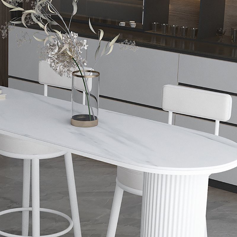 Sintered Stone Bar Table Modern Dining Table for Kitchen Living Room