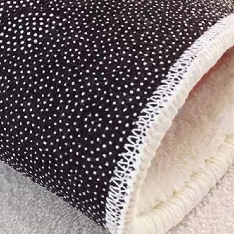 White Color Piece Rug Polyester Area Rug Stain Resistant Rug for Living Room