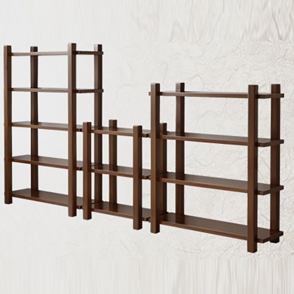 Vertical Shelf Bookcase with Shelves Wooden Bookshelf for Home Office