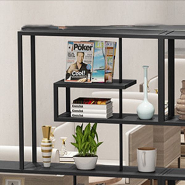 Scandinavian Antique Finish Shelf Bookcase Metal Etagere Bookshelf