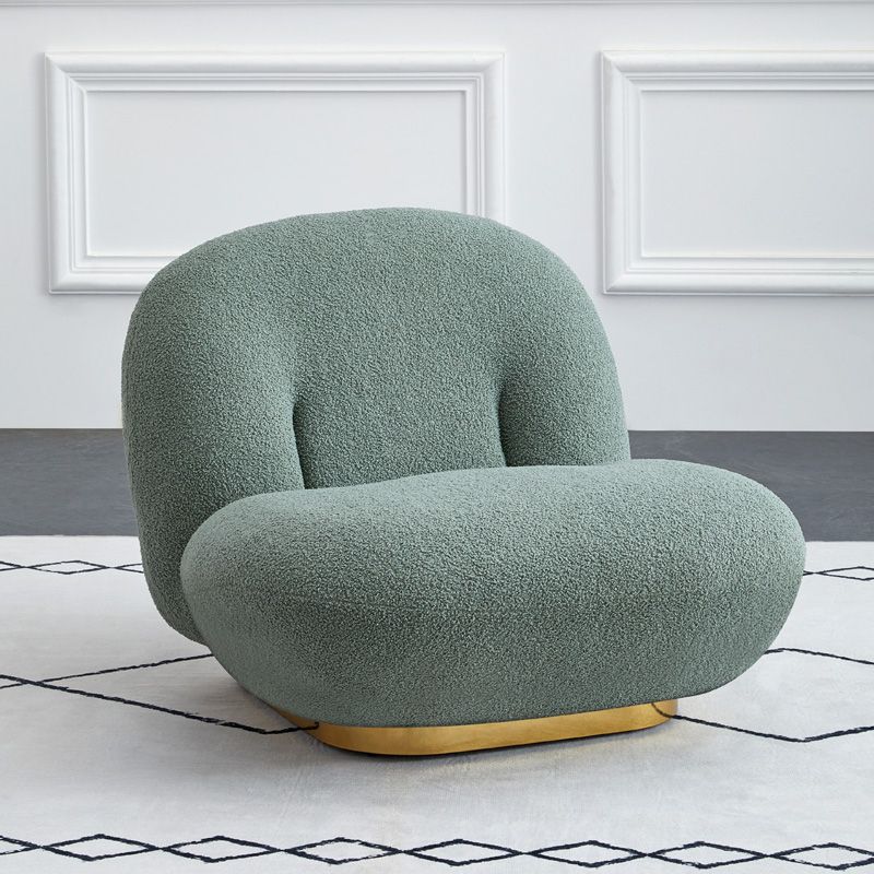 Wool Armless Chair 31.49" L x 27.55" W x 26.77" H Armless Chair for Living Room