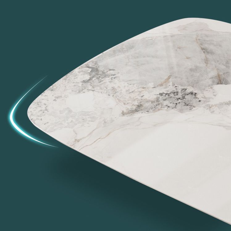 Nordic 1/4/5/7/9 Pieces Rectangle Dining Set Sintered Stone Top Dinette Table Set