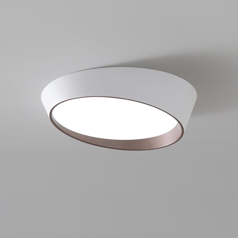 Metal Flush Ceiling Light Fixtures Modern Flush Mount Fixtures with Acrylic Shade