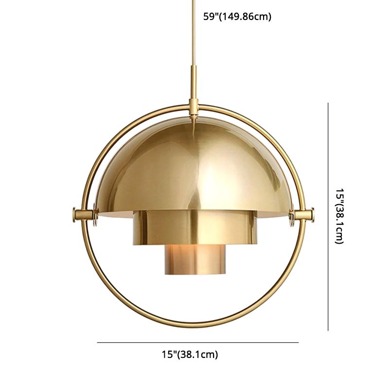 Deformierbares Design kreatives hängendes hanges leichte postmoderne Stil Single Lampe Suspension Anhängerlampe für Schlafzimmer