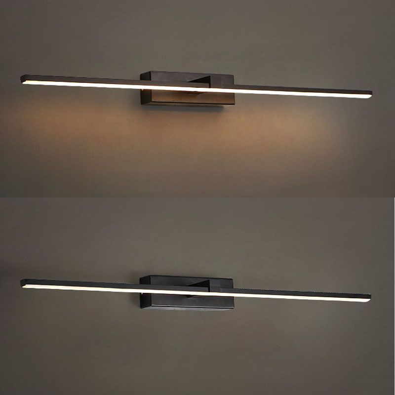 Moderne minimalistische lineare LED -Wandlampenmeldeslampe mit Acrylschatten