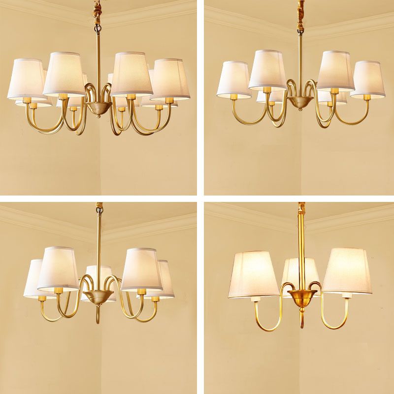 Lustres de lustre à plusieurs têtes