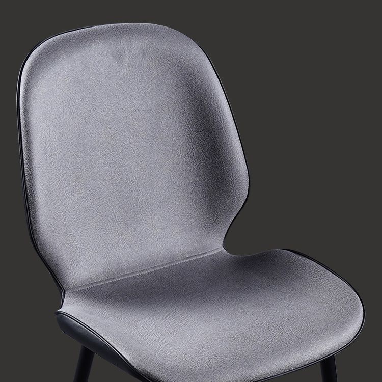 Chaise d'appoint scandinave pour salle de conférence, finition rembourrée mate, chaises de salle à manger Parsons