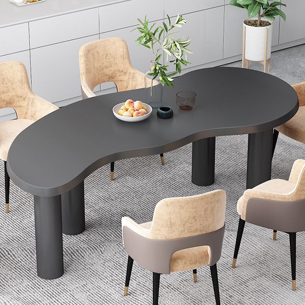 Solid Wood Work Table Home Office Free Form Industrial Writing Desk