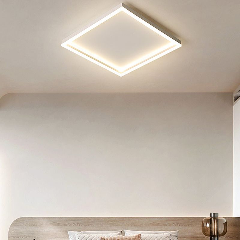 Flush Lighting Modern Metal 1 Light Flush Mount Lighting for Dining Room