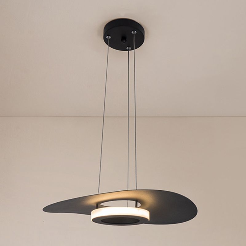 Lámpara de aluminio con lámpara LED moderna con estilo de aluminio.