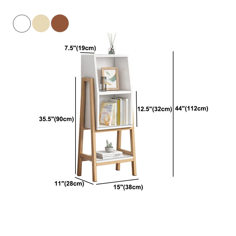 Modern Style Open Bookshelf Wooden Shelf Bookcase for Home Use