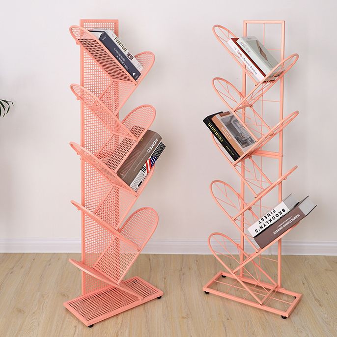 Modern Style Shelf Bookcase Metal Etagere Bookshelf with Shelves