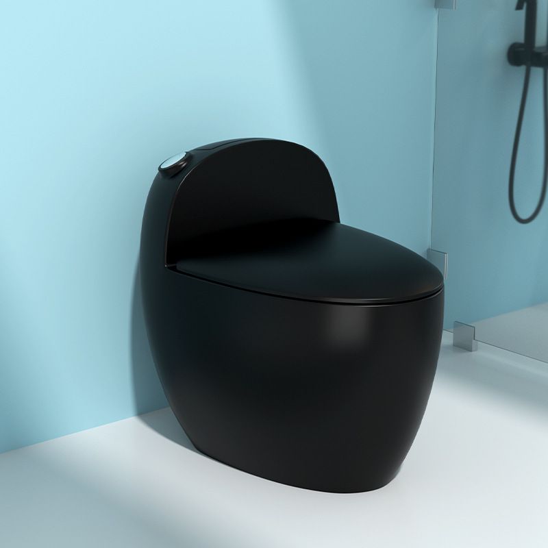 Floor Mount Flush Toilet Concealed Tank Modern One-Piece Toilet with Slow Close Seat