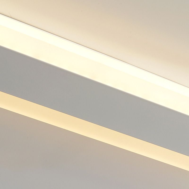 Linear Shade Acrylic LED Wall Sconce Minimalist Single Light Entry Wall Lamp for Hall Foyer