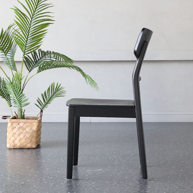 Silla auxiliar de madera para el hogar industrial, silla de comedor con respaldo de escalera (juego de 4)