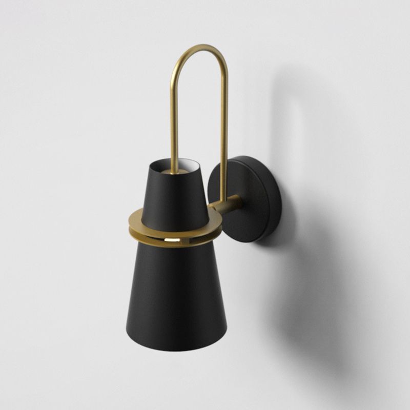 Metal Goose neck Wall Lighting Nordic Macron Bedroom bedside Wall Lamp Hotel Bedroom aisle Background