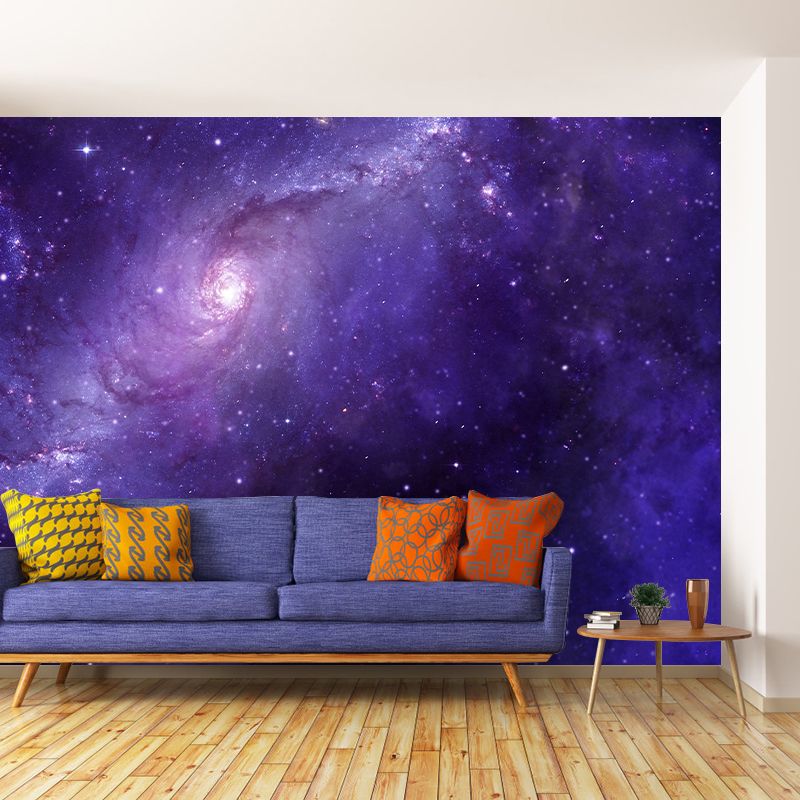 Star Universe Wall Mural Full Size Wall Covering for Sleeping Room, Waterproofing