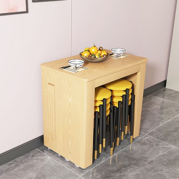 Contemporary Style Dinner Table Rectangle Furniture,72.3"L x 31.5"W x 29.5"H