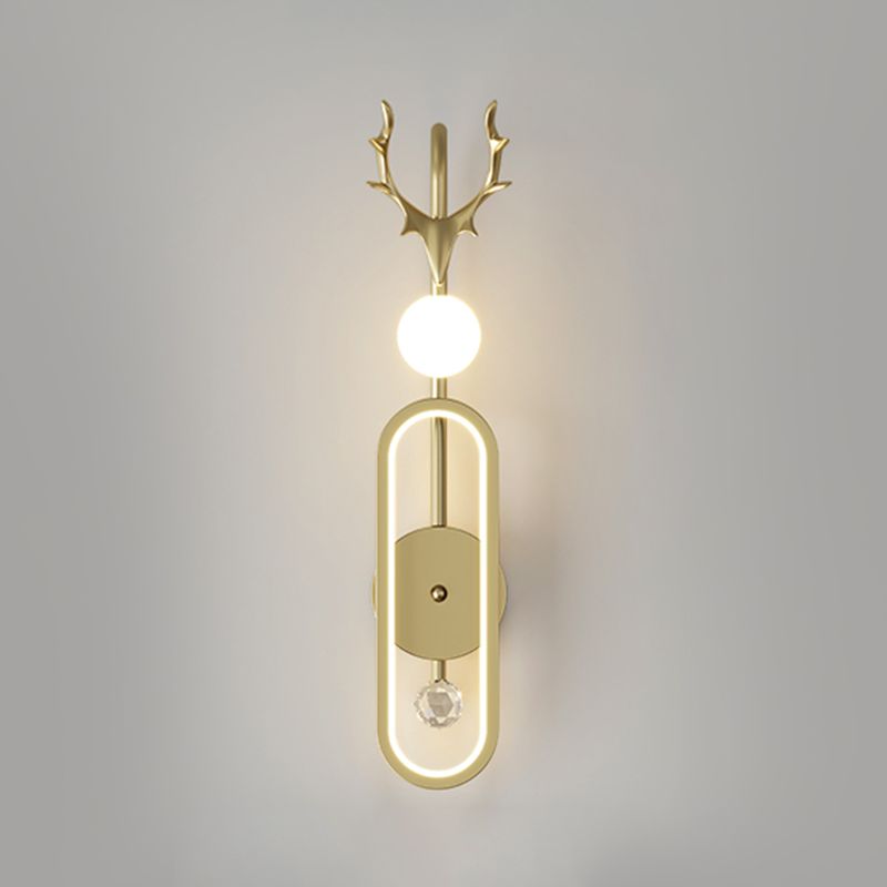 Moderner Stil Metall Wandleuchte kreative LED -Wandleuchte Leuchten für Schlafzimmer