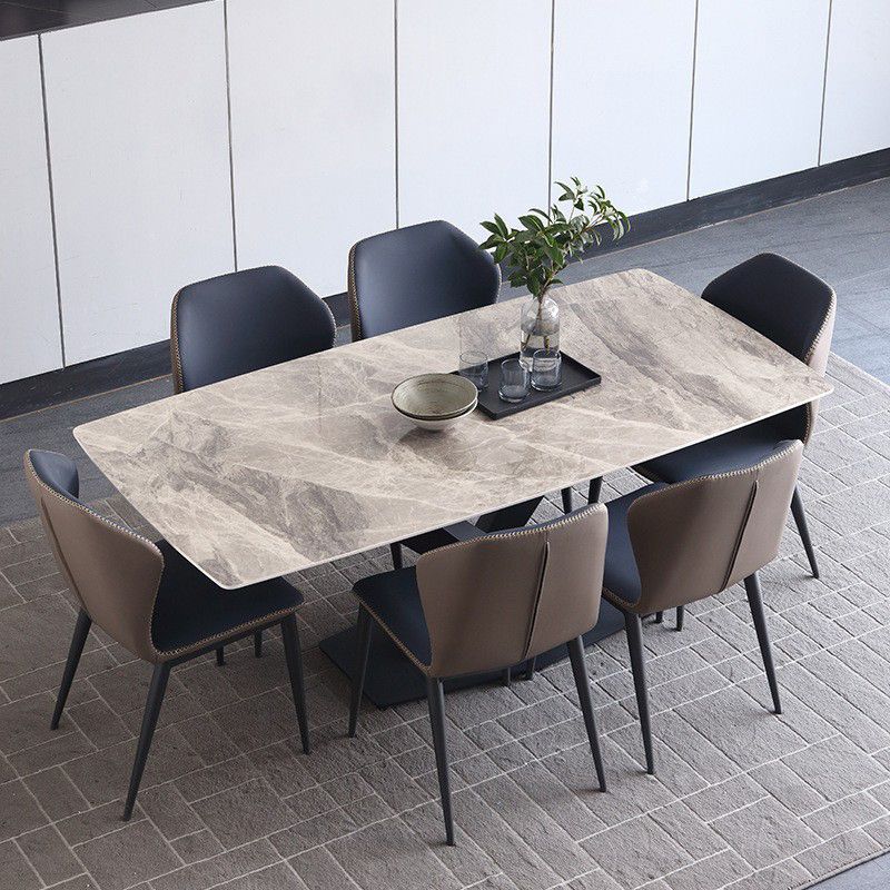 Designer Style Home Table and Chair Set 1/2/5/7 Pieces Sintered Stone Dining Table