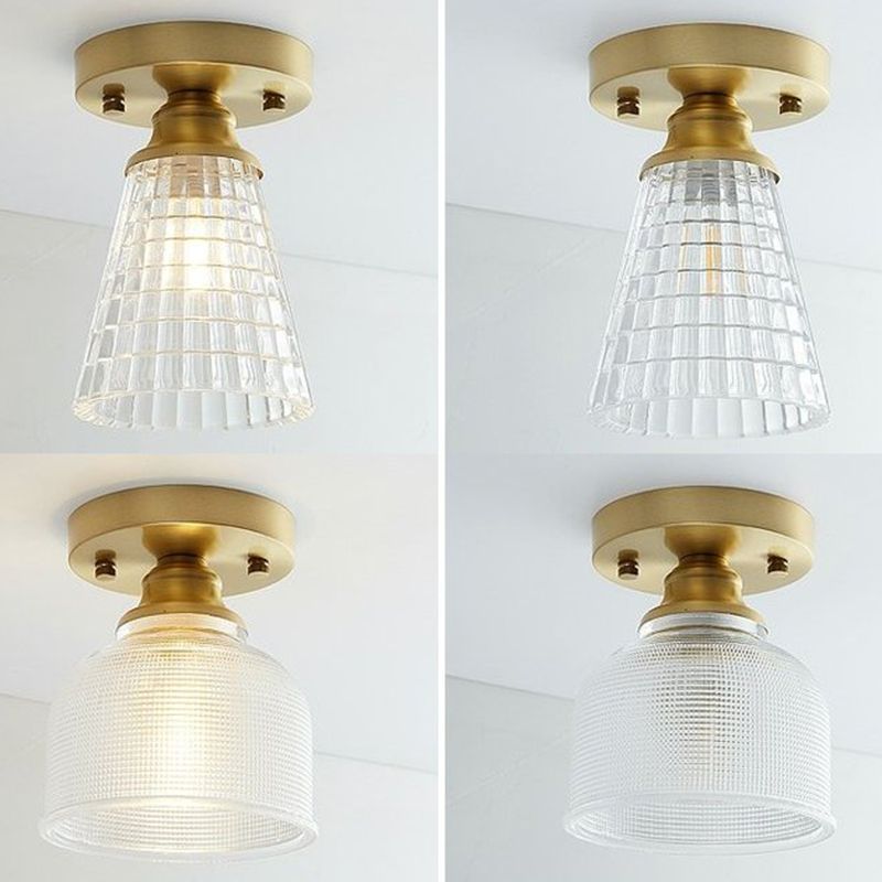 Modern Flush Mount Light Household Glass Flush Mount Ceiling Light Fixture