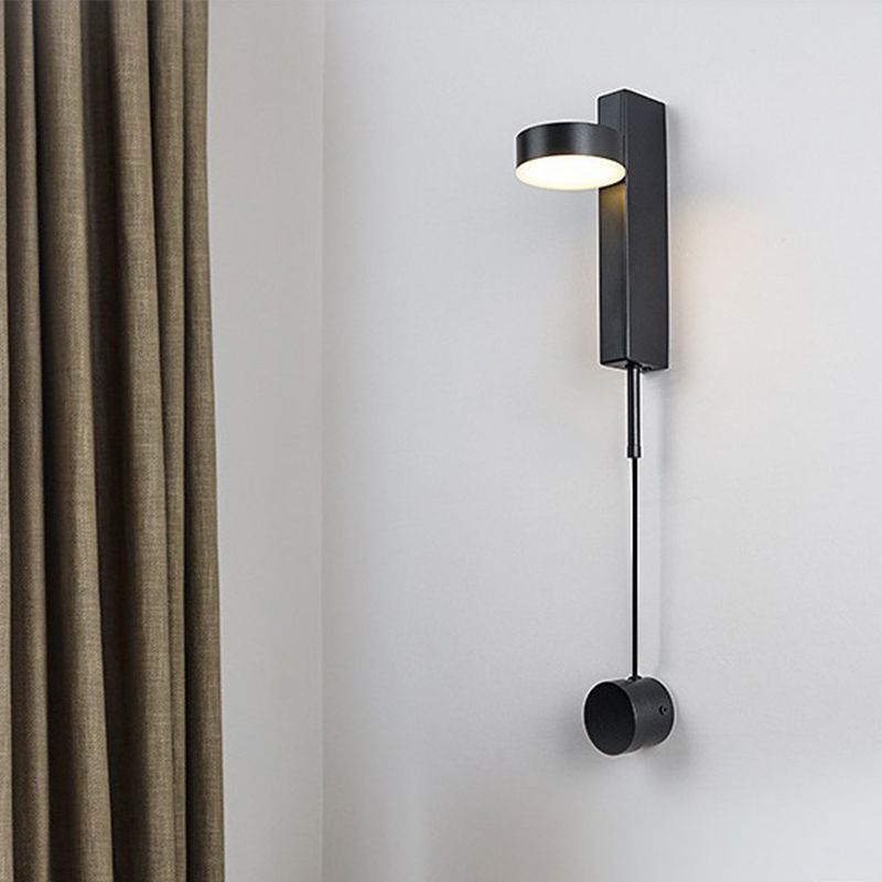 Luz de pared de metal moderna LED geométrica Rotable LED Spl aplanador para sala de estar