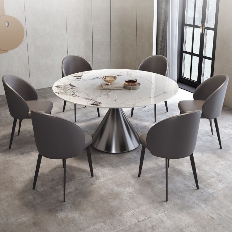 Contemporary 1/4/5/7 Pieces Dining Set Round Dining Room Table Set