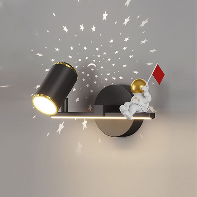 Geometria a forma di pareti luci per bambini in stile metallo 2 luci di montaggio a parete leggera