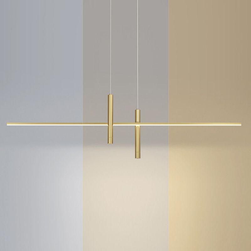 3-Lights Modern Style Island Pendants Metal Pendant Lights for Dining Room