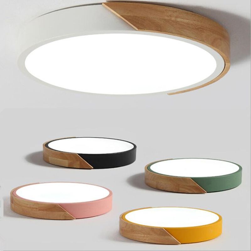 Circular Flush Mount Light Fixtures Modern Acrylic Flush Mount Lamp