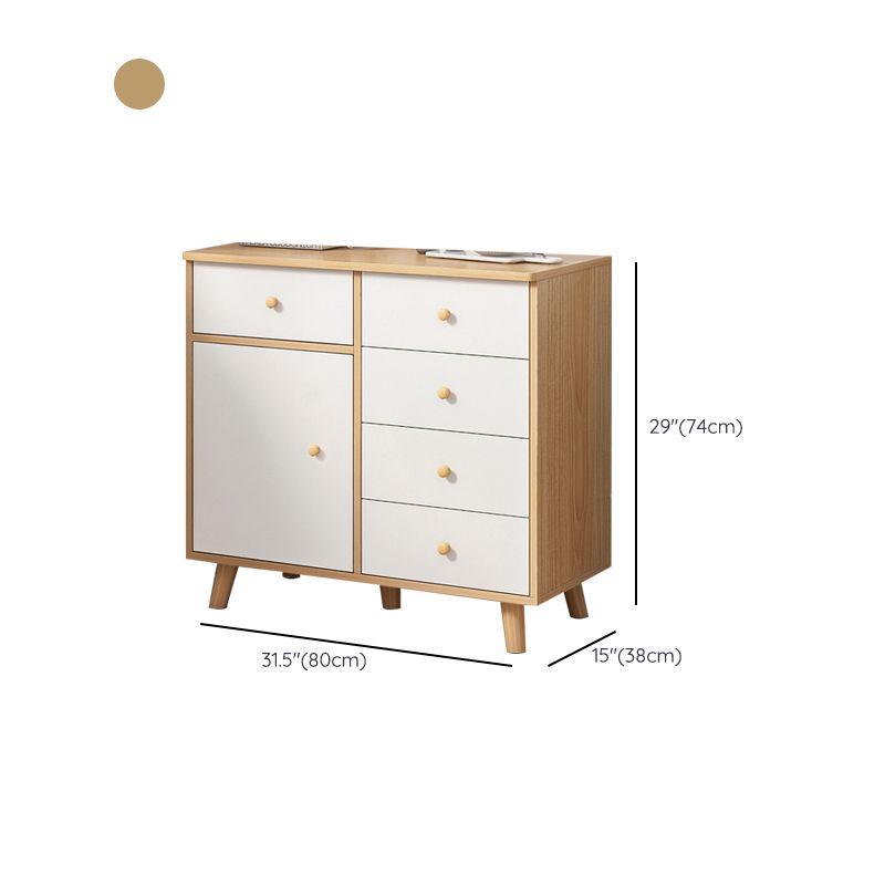 Contemporary Storage Chest Wood Storage Chest Dresser with 4/5/9 Drawers