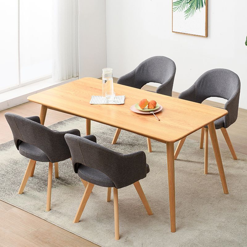 Silla de comedor abierta tapizada contemporánea del final mate de la silla del brazo de la sala de estudio