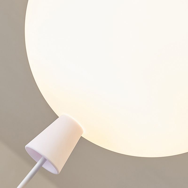 Cartoon Balloon Ceiling Light Acrylic LED Bedroom Flush Mount Light with Astronaut Deco