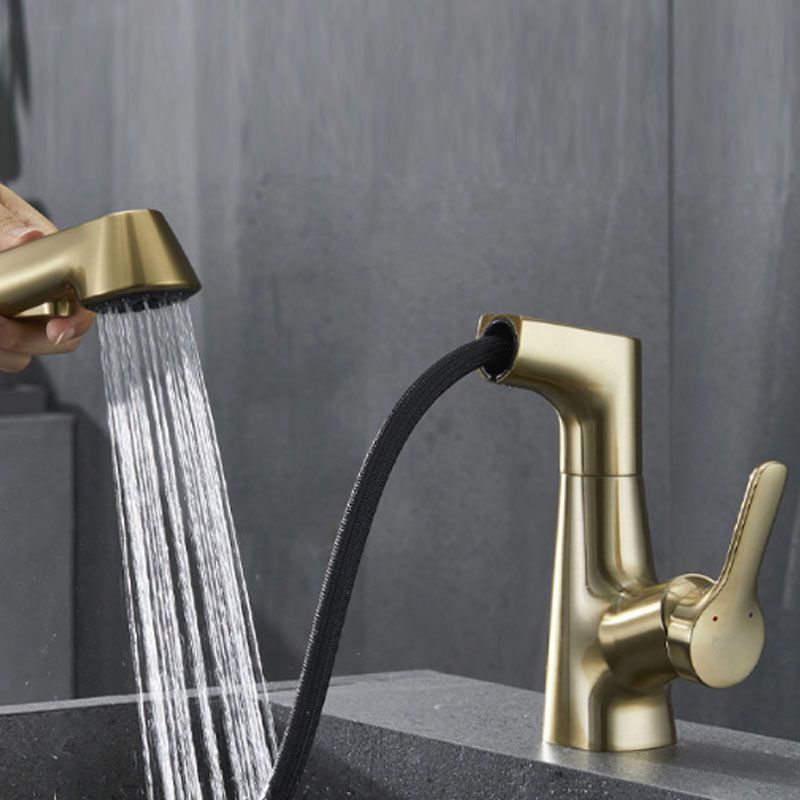 Modern Vessel Sink Faucet Brass Lever Handles Swivel Spout Bathroom Vessel Faucet