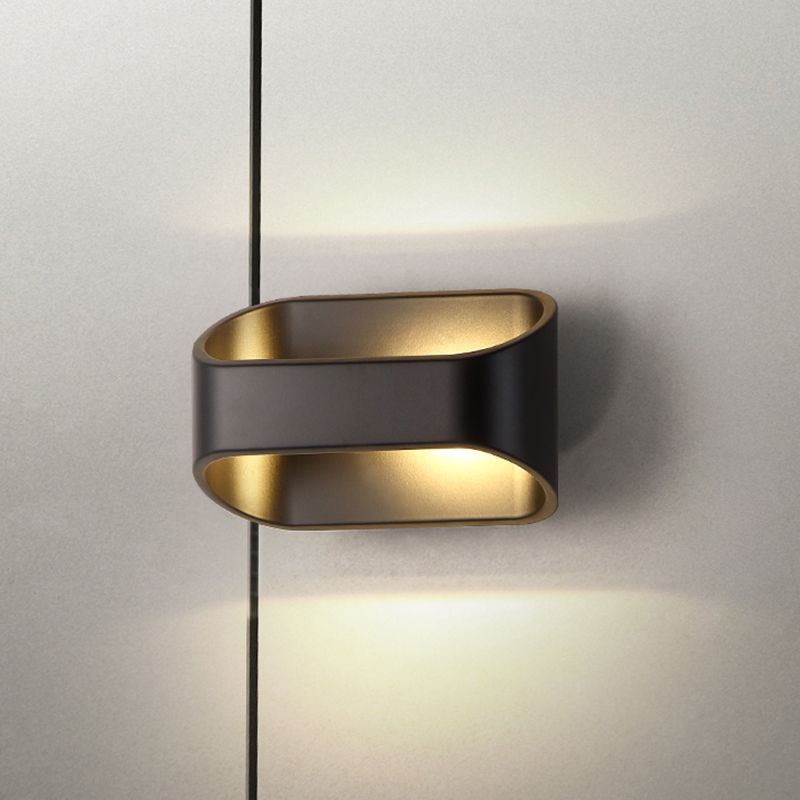 Luz de la plataforma geométrica de estilo moderno de muro de metal LED LED LITING