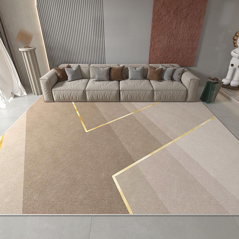 Tapis géométrique de style moderne Rapis polyester tapis résistant à la tache pour la décoration intérieure