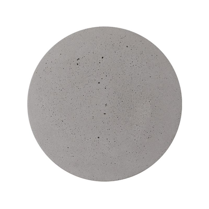 Moderner Stil Zement Wandleuchte runde Form LED -Wandleuchte für draußen