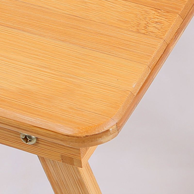 Wooden Writing Desk Contemporary Folding Office Desk in Natural