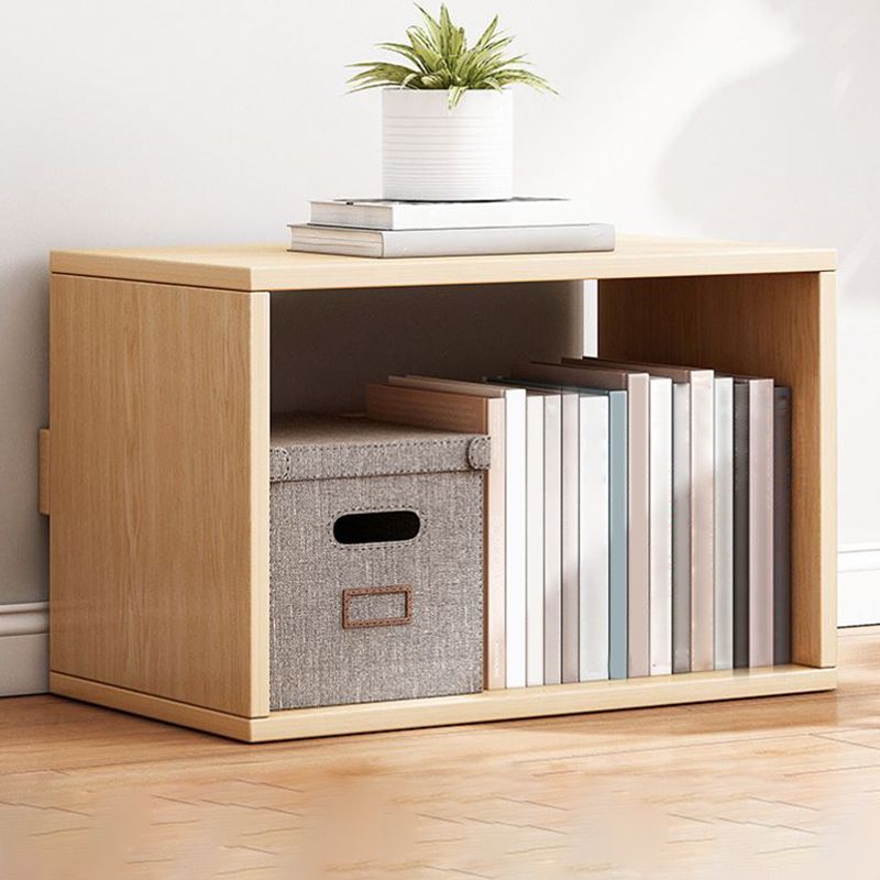 Contemporary Engineer Wood Bookshelf Open Back Bookcase,17.7"L x 7.9"W x 11"H