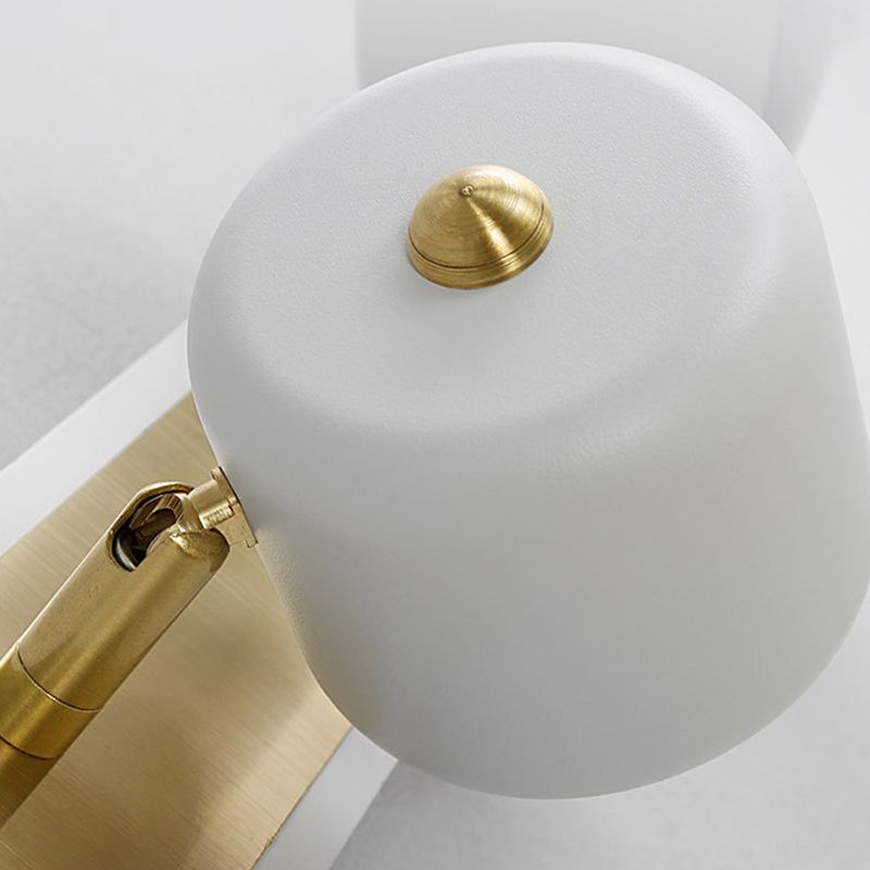 Aluminium multi -lights ijdelheid muurverlichting armaturen moderne stijl cilinder wandlampen